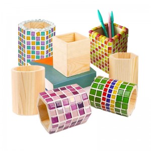 DIY Mosaic Pen Holder Kit for Kids - Safe Round Series
