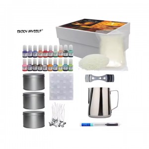 DIY Soy Wax Candle Making Kit with Color Dyes & Fragrance Oil