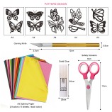 Butterfly & Bird Tissue Suncatcher Kit for Kids