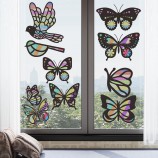 Butterfly & Bird Tissue Suncatcher Kit for Kids