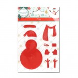 Christmas Snowman Metal Cutting Dies - Xmas Scrapbooking Dies