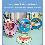 Children's Educational DIY Sewing Weaving Toys Kit Creative Wire Wrapped Nail EVA Plastic Handmade Yarn Painting String Art Gift