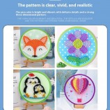 Children's Creative Gift-Nail Wire Wrapped EVA Plastic Handmade DIY Material Yarn Painting String Art Kit Educational Toys