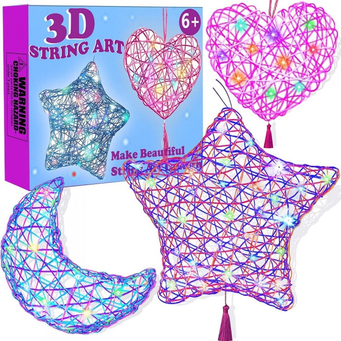 Wholesale 3D String Art Teen Girls Gifts Crafts DIY Lantern Arts & Craft Kits for Kids