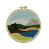 Custom Beginner Crafts Kit for Kids DIY Latch Hook Knitting Cross Stitch Embroidery Sewing & Weaving Toy