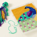 DIY Peacock Needlepoint Wall Art Kit, Wholesale Hanging Decor