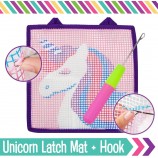 Wholesale DIY Craft Kit Handmade Pillow Coaster Crochet Latch Hook Rug Kit for Adults Needlework Crochet Kit