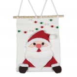 Santa Claus Crochet Tapestry Kit, Christmas Beginner Knitting Decor