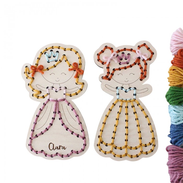 DIY Sewing Embroidery Kit Early Childhood Craft Project Yarn Sewing Kit for Kids