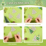 Hot Sale DIY Kids Wooden Craft Wood Cross Stitch Frame Set