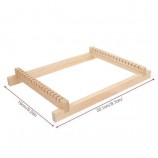 Wholesale Children's Loom Diy Hand-made Wool Knitting Machine Wooden Toys String Art