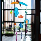DIY Creative Wind Chime Kit Home Decoration Hanging Wooden Wind Chime Shape Can Be Customized