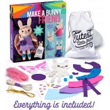 DIY Art Craft Set Felt Kits DIY Children's Felt Craft Sewing Kits Bunny Stuffed Cartoon Toys Learn to Stitch