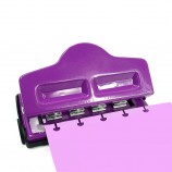 Office Pink Color Metal T Shape Paper Hole Mushroom Punch for Craft