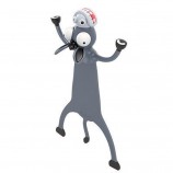 Custom Creative 3D Bookmarks Funny Animals Marker Kawaii Cat Panda Bookmark Kids Gifts School Stationery Supplies