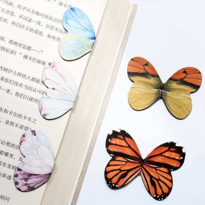 Personalized Custom Sublimation Beautiful Butterfly Magnetic Bookmark with Magnet
