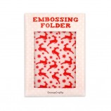 Wholesale Scrapbooking Christmas Snow Embossing Folder for DIY Paper Craft