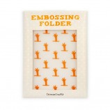 Custom Plastic Design Card Clear Craft Embossing Folders for Card Making