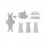 Easter Bunny Metal Cutting Dies for Scrapbooking & Crafts