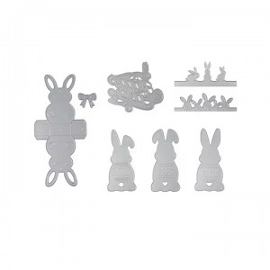 Easter Bunny Metal Cutting Dies for Scrapbooking & Crafts