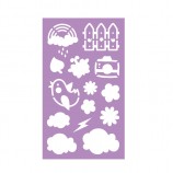 Eco Friendly PP Material DIY Decorative Stencil Template