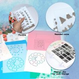Laser Cut PET Material Geometric Pattern Screen Printing Stencil