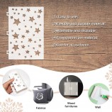 Laser Cut PET Material Geometric Pattern Screen Printing Stencil