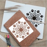 Reusable Stencil Laser Cut Painting Template Floor Wall Tile Fabric Flower Drawing Stencils Tile Painting Stencils