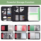 Wholesale Reusable Clear Plastic Storage Bag for DIY Tools Stencil Stamp and Die Desk Organizer