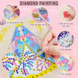 Painting Book Set Princess Diy Dressing up Paper Sticker Handmade Educational Toys for Children