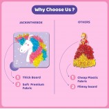 Poke Art DIY Toys Drawing Dress up Boards Handmade 3D Drawing Board Paper Craft Kit Creative Puzzle Puncture Painting for Kids