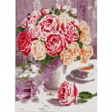 Customize 5D Crystal Full Drill Round AB Beads DIY Diamond Painting Rhinestone Rose