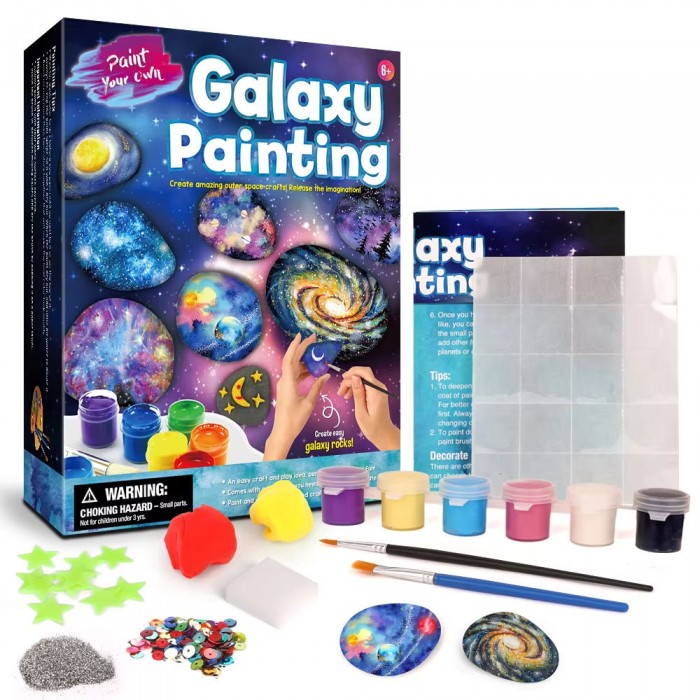 Custom Creative Graffiti Drawing Toy Educational Craft Activities Kits Diy Eco Friendly Rock Painting Set