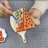 Customizable DIY Wooden Pen Holder Puzzle Kit, Unfinished Dinosaur/Mouse Shape Desk Organizer for Kids Painting Crafts