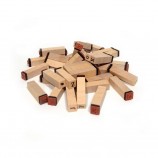 Custom Alphabet Number Wooden Rubber Stamp Set for Kids Educational