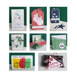 Christmas Clear Silicone Stamp Set - Holiday Themed Stamps for Scrapbooking & Card Making
