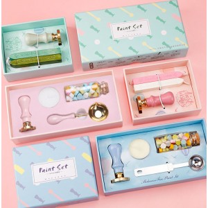 Macaron Wax Seal Stamp Set for Birthday Gifts