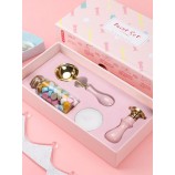 Macaron Fire Paint Wax Seal Stamp Gift Set - Creative Birthday Craft Kit