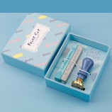 Macaron Fire Paint Wax Seal Stamp Gift Set - Creative Birthday Craft Kit