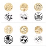 Vintage World Map Fire Lacquer Wax Seal Stamp Set - Deluxe Craft Kit