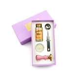 Custom Logo Macaron Wax Seal Stamp Kit