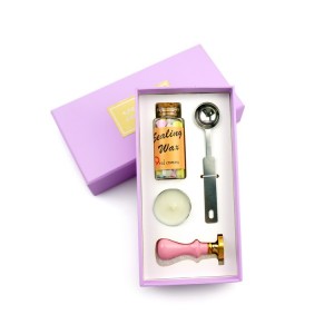 Custom Logo Macaron Wax Seal Stamp Kit
