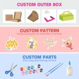 Creative DIY Art Sponge Brush Stamp Set - Kids Painting & Brushing Tools