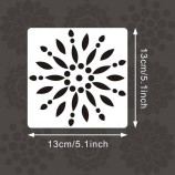 Reusable Tile & Wall Stencil - Laser Cut Flower Template