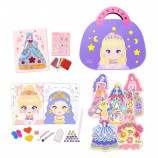 Painting Book Set Princess Diy Dressing up Paper Sticker Handmade Educational Toys for Children 1. 信息2. 图片 为此商品添加一个新的图片